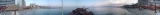 05 - pano mer Juan 2 Juan les Pins au coucher de soleil